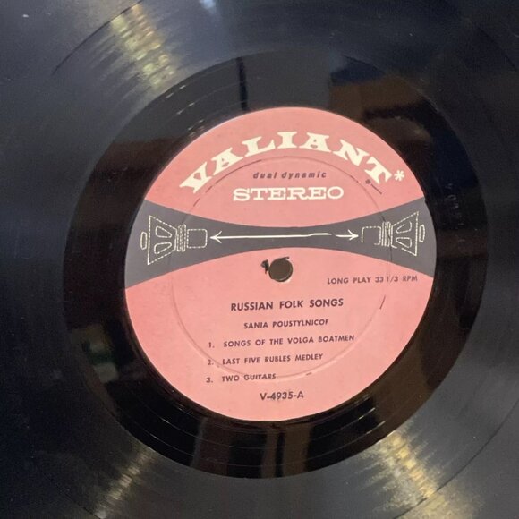Sania Poustylnicof And Ensemble Russian Folk Songs (Vinyl, 1959) Valiant V-4935 - Picture 5 of 12